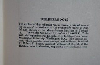 THE VOICE OF SCIENCE IN NINETEENTH-CENTURY LITERATURE Representative Prose and Verse