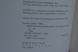 James M. Stewart Jimmy Stewart and His Poems