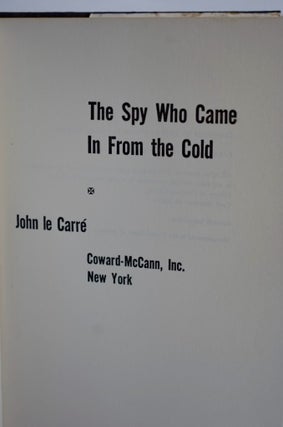 THE SPY WHO CAME IN FROM THE COLD