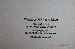 WHEN A MAN'S A MAN