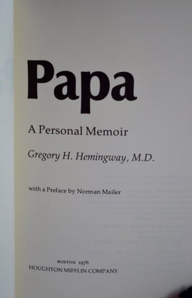 Papa A Personal Memoir