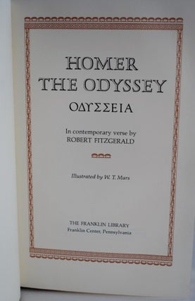Homer The Odyssey Franklin Library