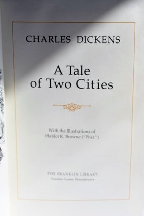 Charles Dickens A Tale Of Two Cities Franklin Library 1983