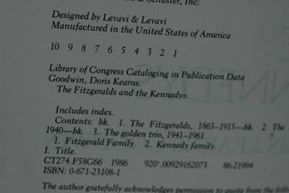The Fitzgerald's And The Kennedys : An American Saga