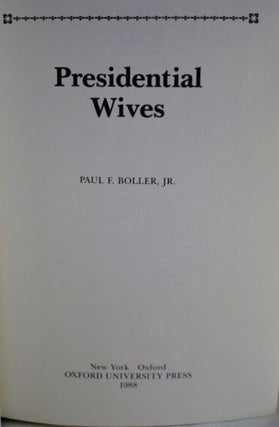 Presidential Wives