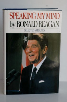Item #biblio286 Speaking My Mind. Ronald Reagan