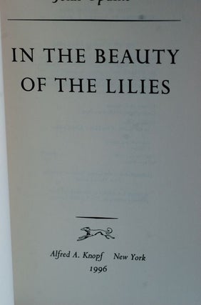 Item #biblio465-2 In The Beauty Of The Lilies. John Updike
