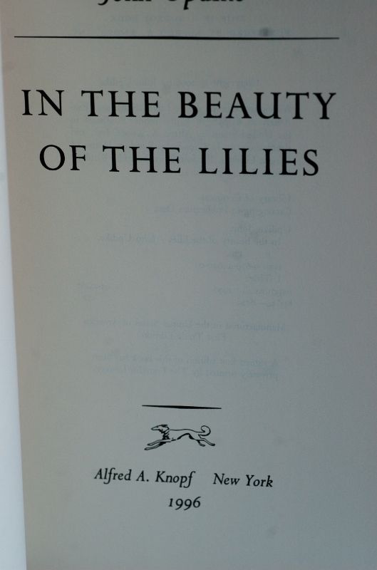 Item #biblio465-2 In The Beauty Of The Lilies. John Updike.
