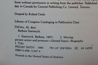 Barbara Stanwyck, Biography