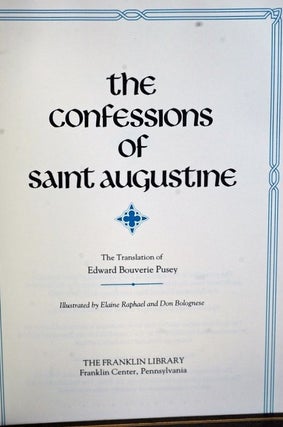 The Confessions Saint Augustine