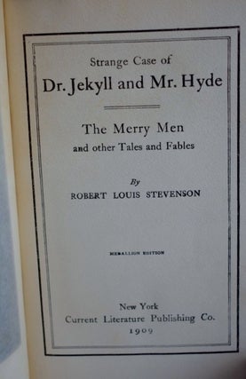 Strange Case of DR. JEKYL and MR. HYDE, The Merry Men and other Tales and Fables